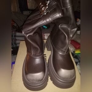 🥾🥾 ASYLLUM GOTH BROWN BOOTS 🥾🥾 SIZE 7.5 NEW